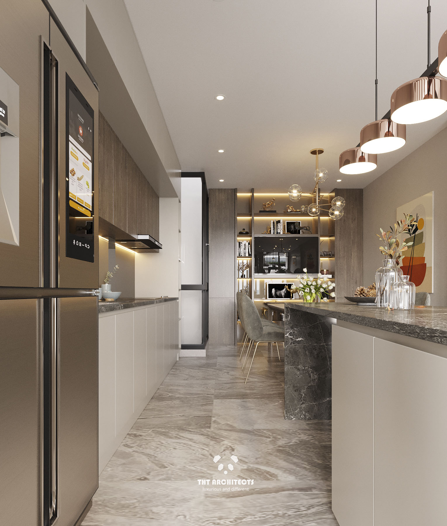 tht architects - Nhà cô Nga Đà Lạt - phòng bếp 04